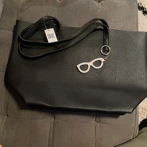 New with tags black solstice tote bag